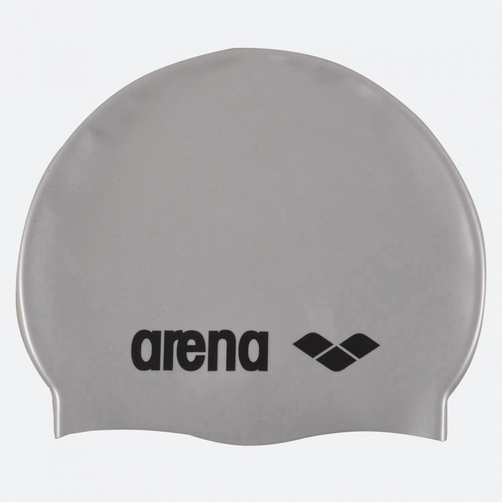 Arena Classic Silicone Caps Silver-Black