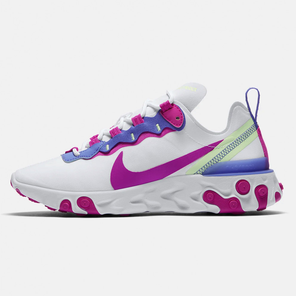 nike react element 55 pink and purple