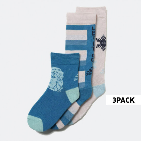 adidas Performance Disney Frozen 3-Pack Kids' Socks