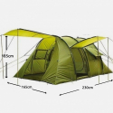 Escape Castle Camping Tent Fits 6 People