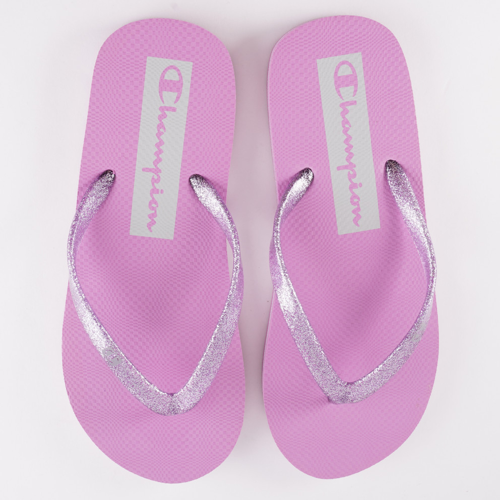 pink champion flip flops
