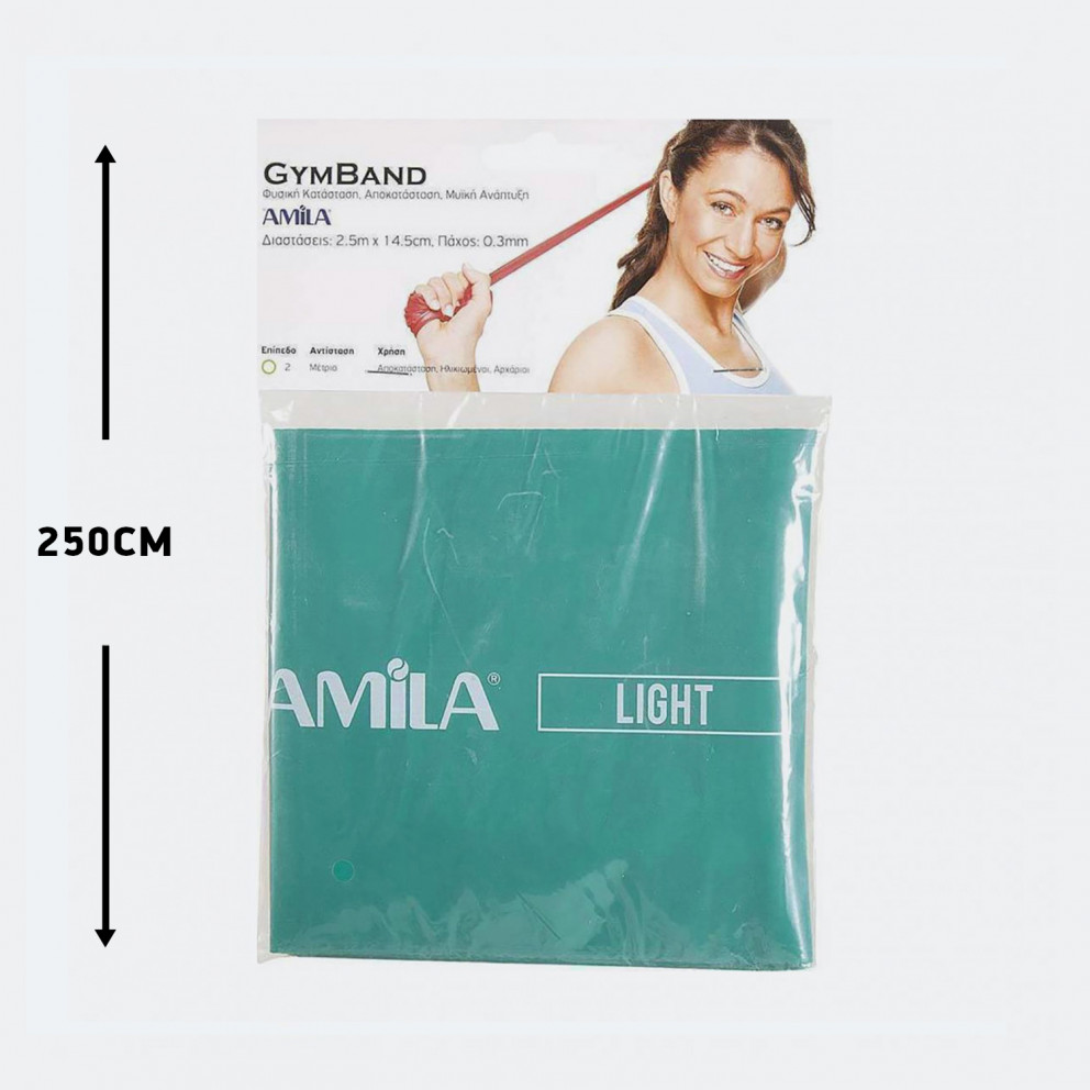 Amila Λάστιχο Gymband, Light 250 X 15 X 0,03 Cm