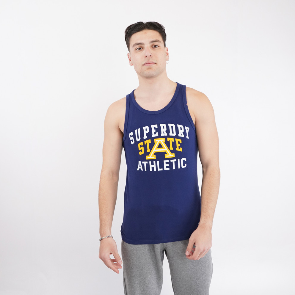 Superdry Track And Field Graphic Vest Ανδρικό Αμάνικο T-shirt