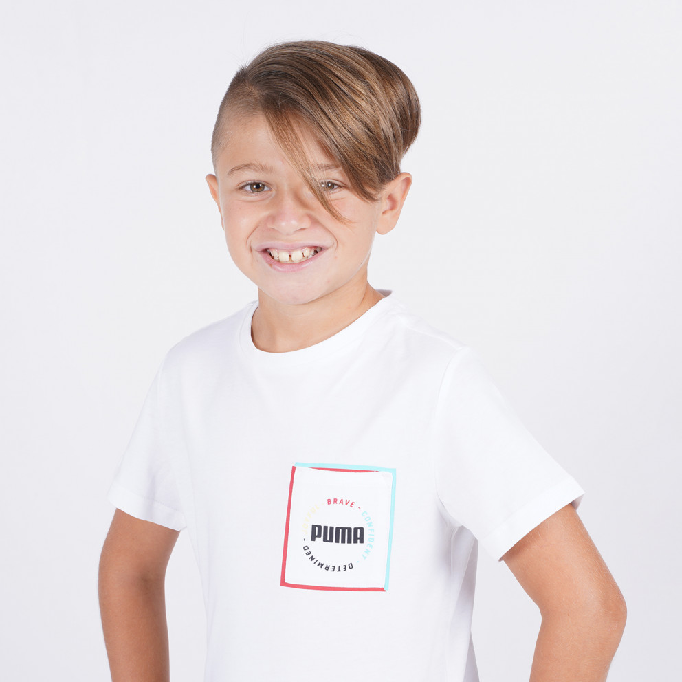Puma Alpha Pocket Παιδικό T-shirt
