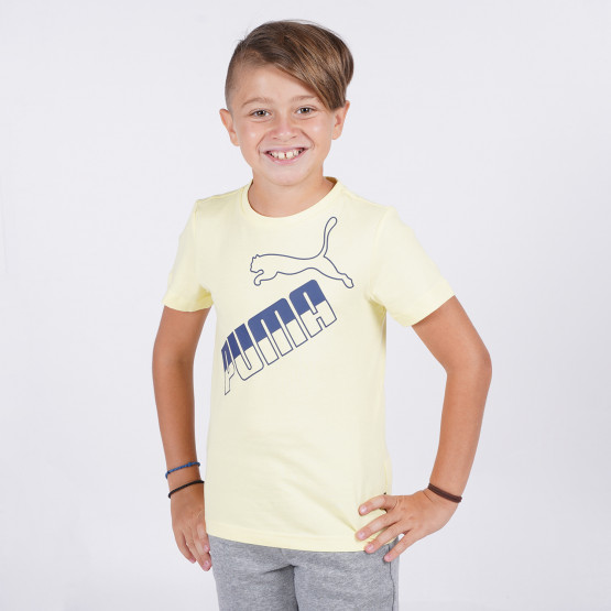 Puma Amplified Big Logo Παιδικό T-shirt