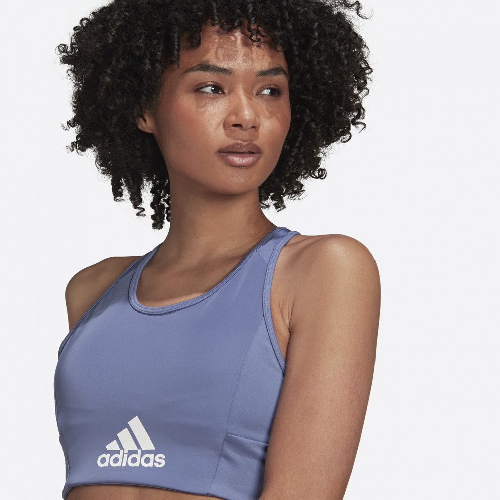 adidas Performance Designed 2 Move Logo Padded (Low Support) Women's Bra