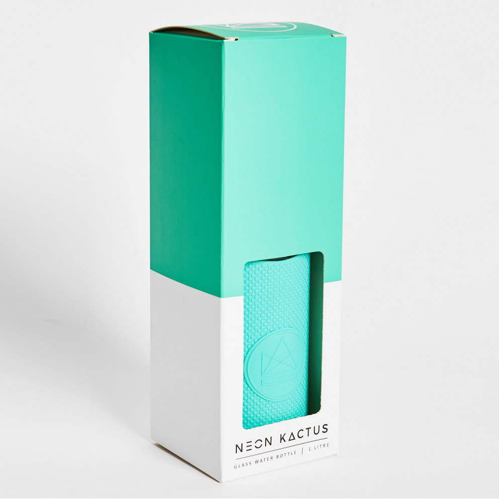 Neon Kactus Free Spirit Glass Water Bottle 1L
