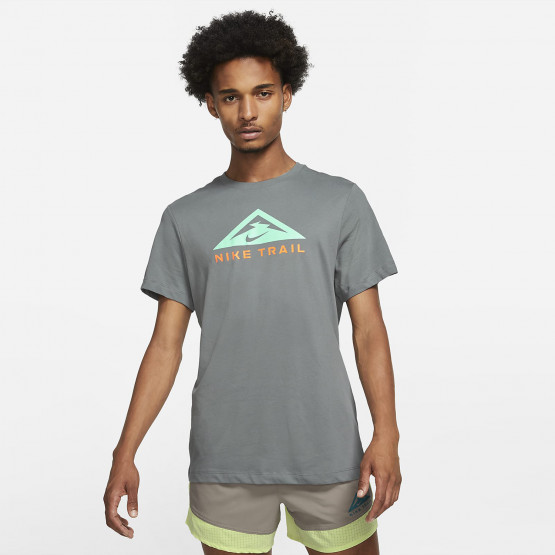 Nike Trail Dri-FIT Miler Ανδρική Μπλούζα για Τρέξιμο