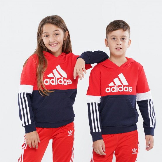 adidas Performance Colorblock Παιδική Μπλούζα με Κουκούλα