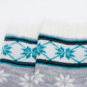 Yaktrax Snowflake Argyle Women's Socks