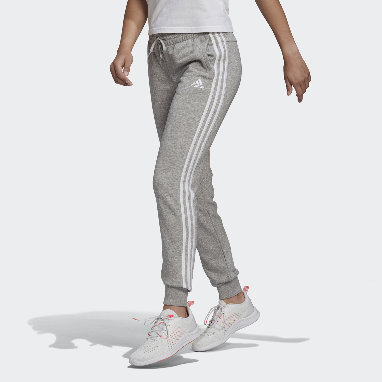 adidas Performance Essentias French Terry 3-Stripes Γυναικείο Παντελόνι Φόρμας (9000082975_10522)