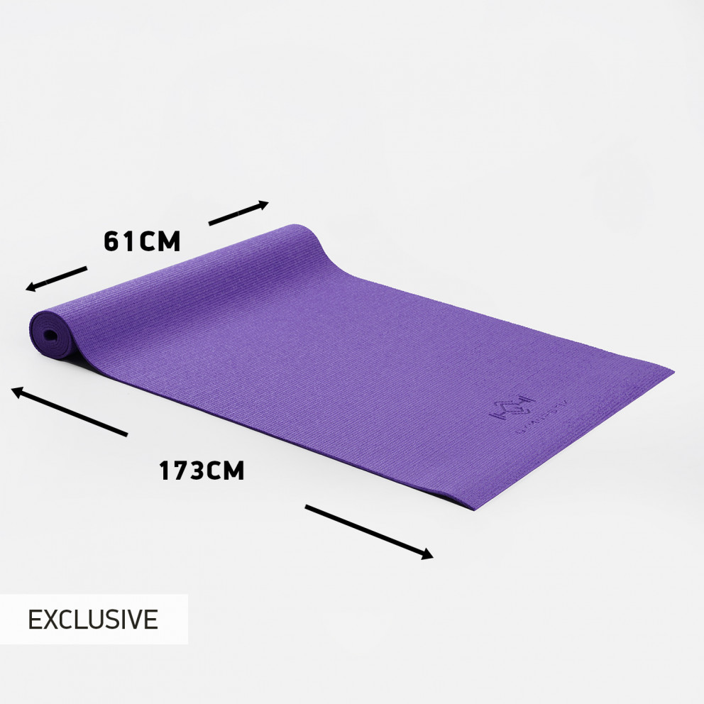 GYMNASTIK PVC Yoga Mat 173 x 61 x 0.6 cm
