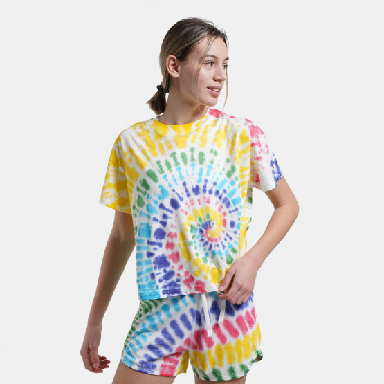 Champion Tie Dye Cropped Γυναικείο T-Shirt