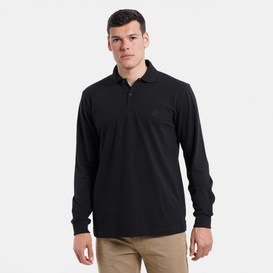 Target Ανδρική Polo Μπλούζα με Μακρύ Μανίκι