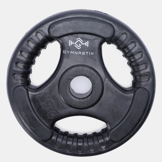 GYMNASTIK Rubber Weight Lifting Plate 2,5 kg (Φ28)