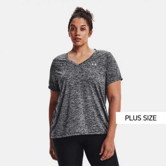 Under Armour UA Tech™ Twist V-Neck Plus Size Γυναικείο T-shirt