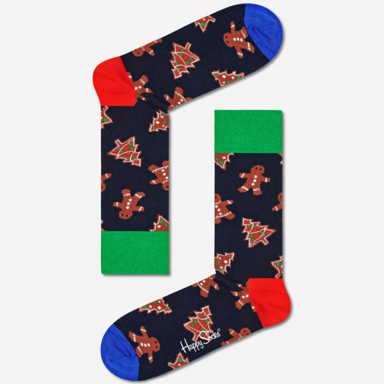 Happy Socks 1-Pack Gingerbread Cookies Unisex Κάλτσες Κουτί Δώρου