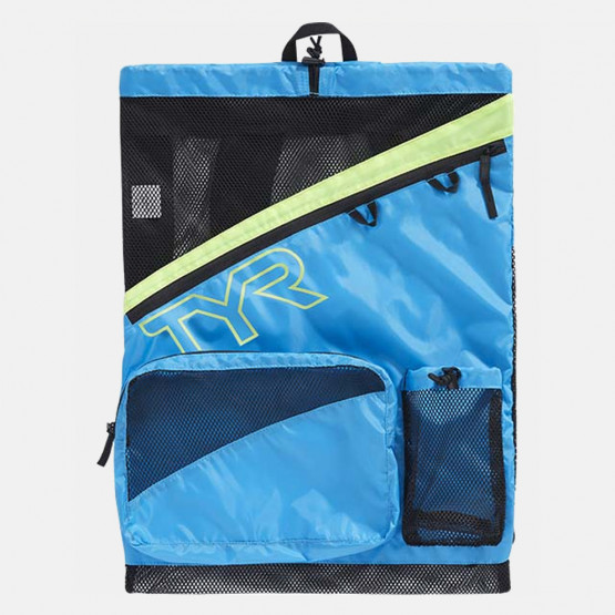 TYR Team Elite Mesh Backpack Blue/Yellow