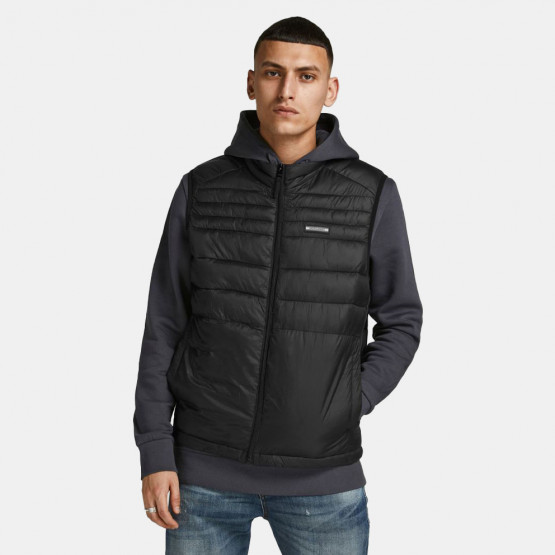 panelled zip through hoodie Men's Vest