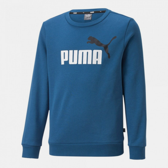 Puma Essentials 2 Colors Crew Big Logo Kids' Sweatshirt