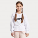 BodyTalk Cropped Kids'  Blouse with Long Sleeves