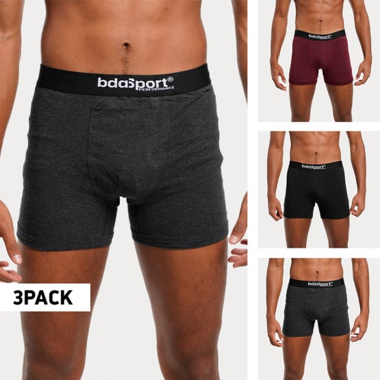 Body Action Men'S 3 Pack Boxer Briefs