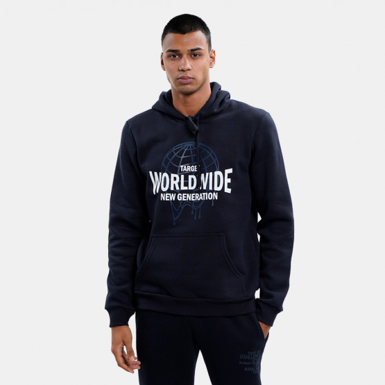 Target ''Worldwide'' Ανδρική Μπλούζα με Κουκούλα