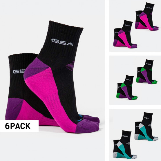 Gsa Quarter Extra Cushioned 6-Pack Γυναικείες Κάλτσες