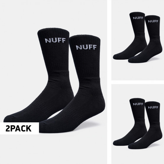 Nuff Logo Crew Unisex 2-Pack Socks