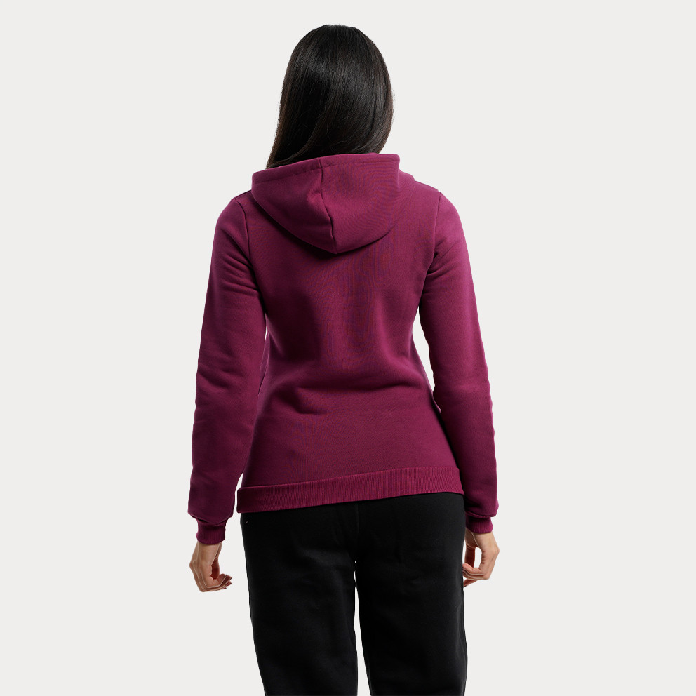 Target "Social" Fleece Γυναικεία Μπλούζα με Κουκούλα