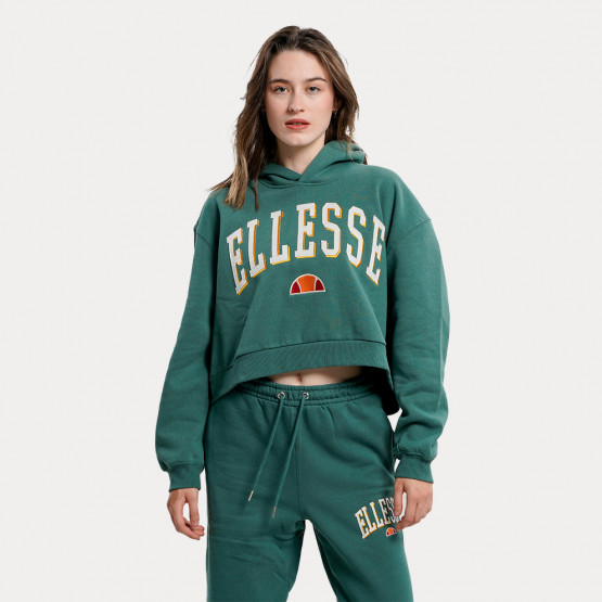 Ellesse Ramo Crop Γυναικεία Μπλούζα με Κουκούλα