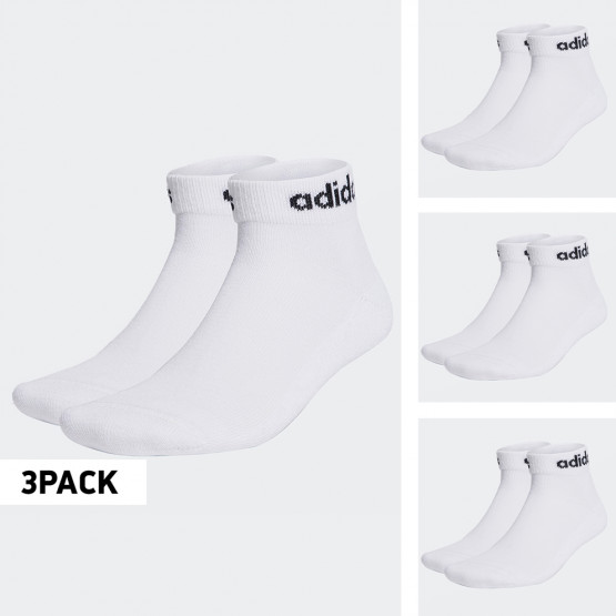 adidas Performance Linear Ankle 3-Pack Unisex Κάλτσες
