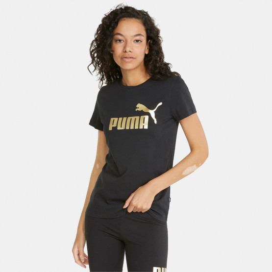 Puma Ess+ Metallic Logo Γυναικείο T-shirt