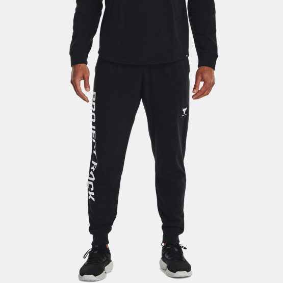 Under Armour Project Rock Terry Ανδρικό Jogger Παντελόνι Φόρμας