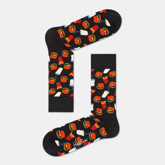 Happy Socks Hamburger Unisex Κάλτσες