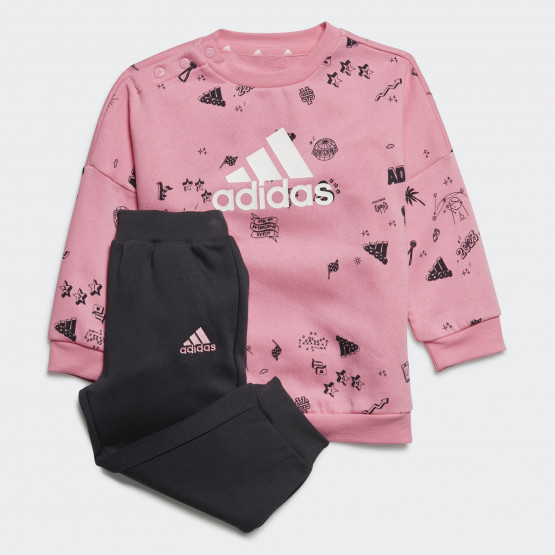 adidas Performance Love Crew Sweatshirt Βρεφικό Σετ Φόρμας