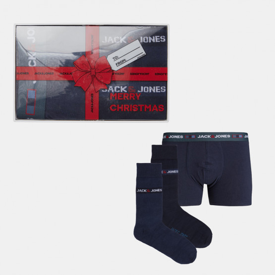 Jack & Jones Jacdna Logo Giftbox Ανδρικό Σετ Μποξεράκι & 2-Pack Κάλτσες