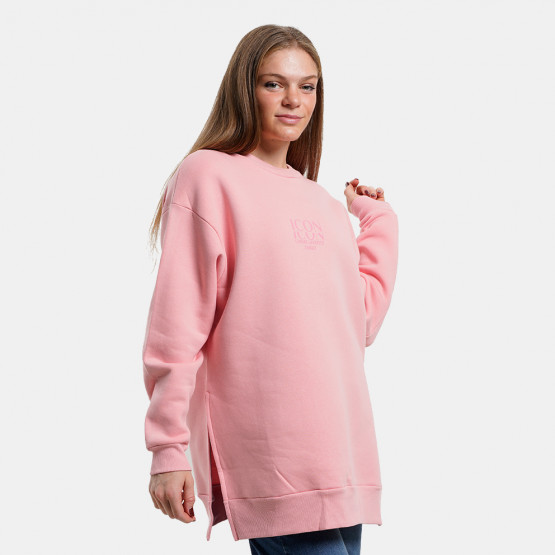 Target Loose Fleece "Moment Loose" Γυναικεία Μπλούζα Φούτερ