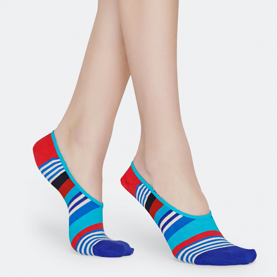 Happy Socks Multi Stripe Liner Unisex Socks - Unisex Κάλτσες